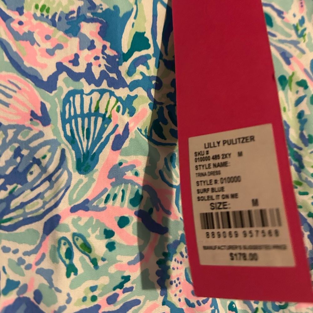 Trina dress, surf blue